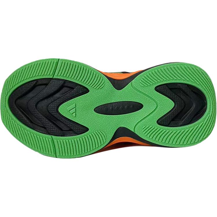 Кроссовки Galaxy Slip с низким верхом, дышащие и нескользящие, для детей Adidas, черный — фото 4
