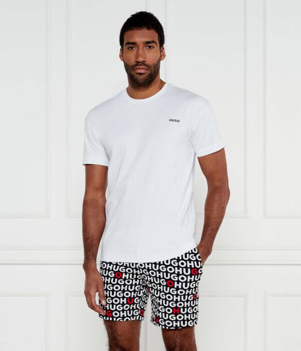 

Пижама с черепахой Regular fit Hugo Bodywear, белый