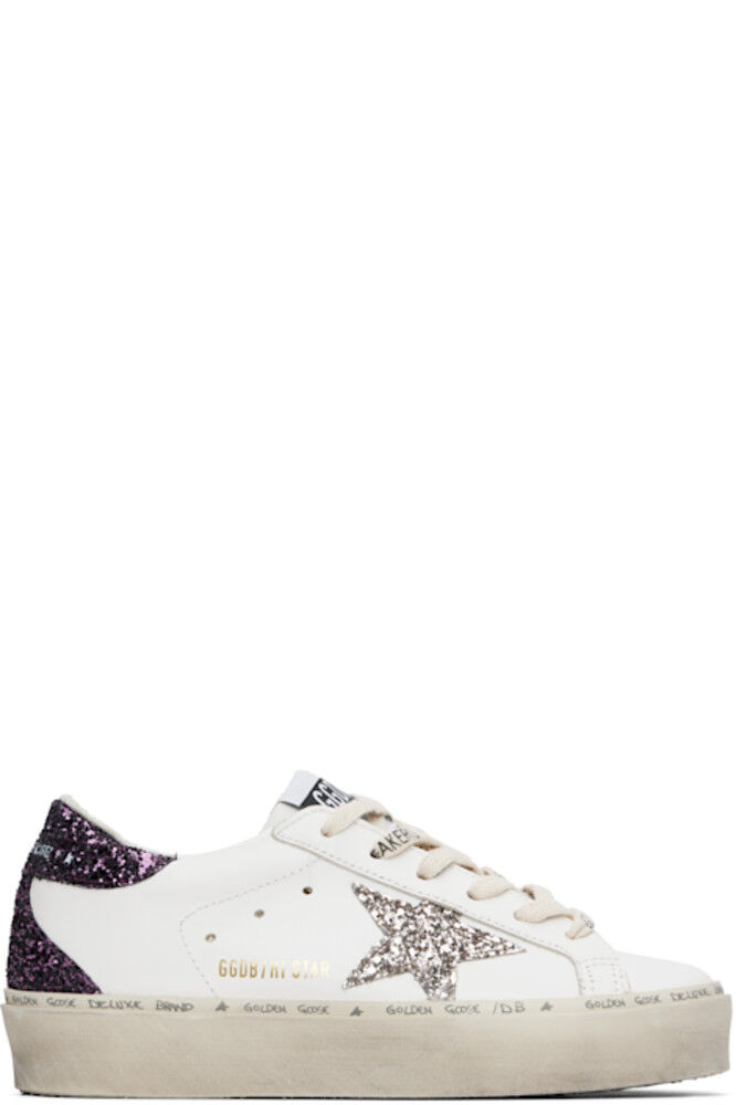 Белые классические кроссовки Hi Star Golden Goose