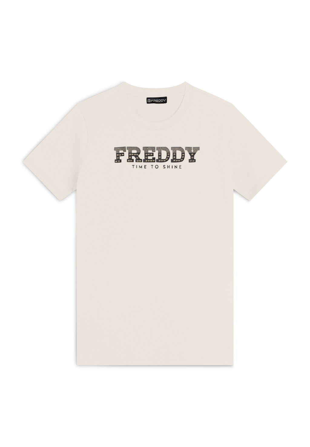 

Футболка с принтом COMFORT FIT CON DETTAGLI PREZIOSI Freddy, слоновая кость