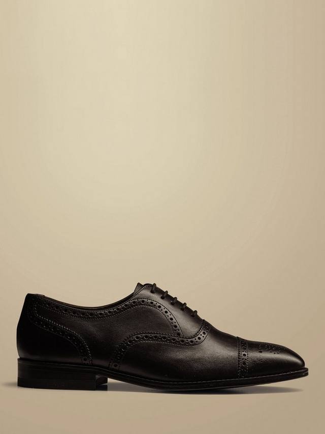 

Оксфордские туфли Charles Tyrwhitt, цвет Mahogany Brown