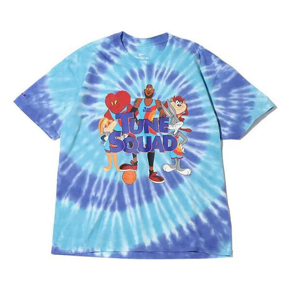 

Футболка Nike x Space Jam:A New Legacy LeBron Tee 'Blue Tie-Dye', мультиколор