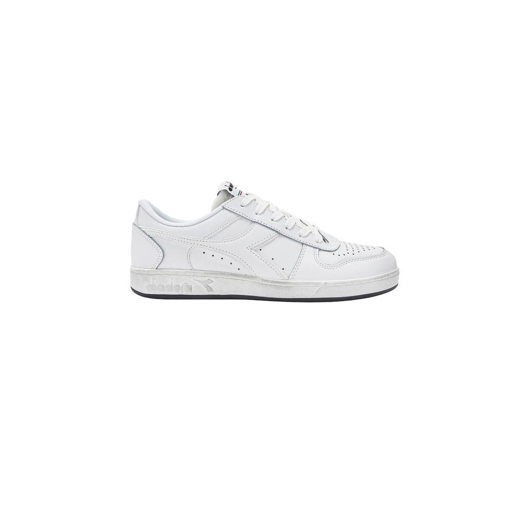 

Белые кожаные кроссовки Diadora
