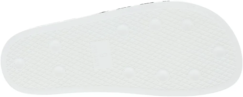 Шлепанцы Adidas Adilette для взрослых, унисекс, белый/черный — фото 2