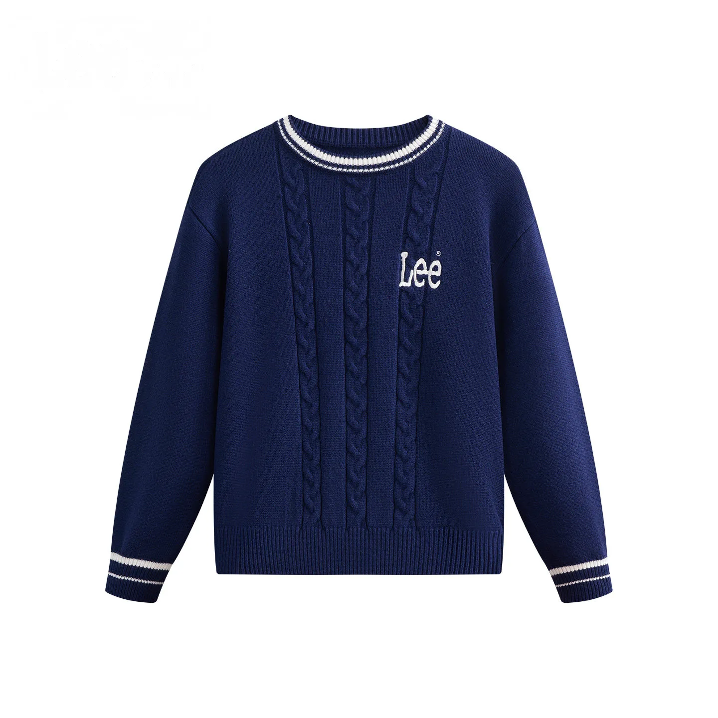 Детский свитер с круглым вырезом Lee, Medium Royal Blue