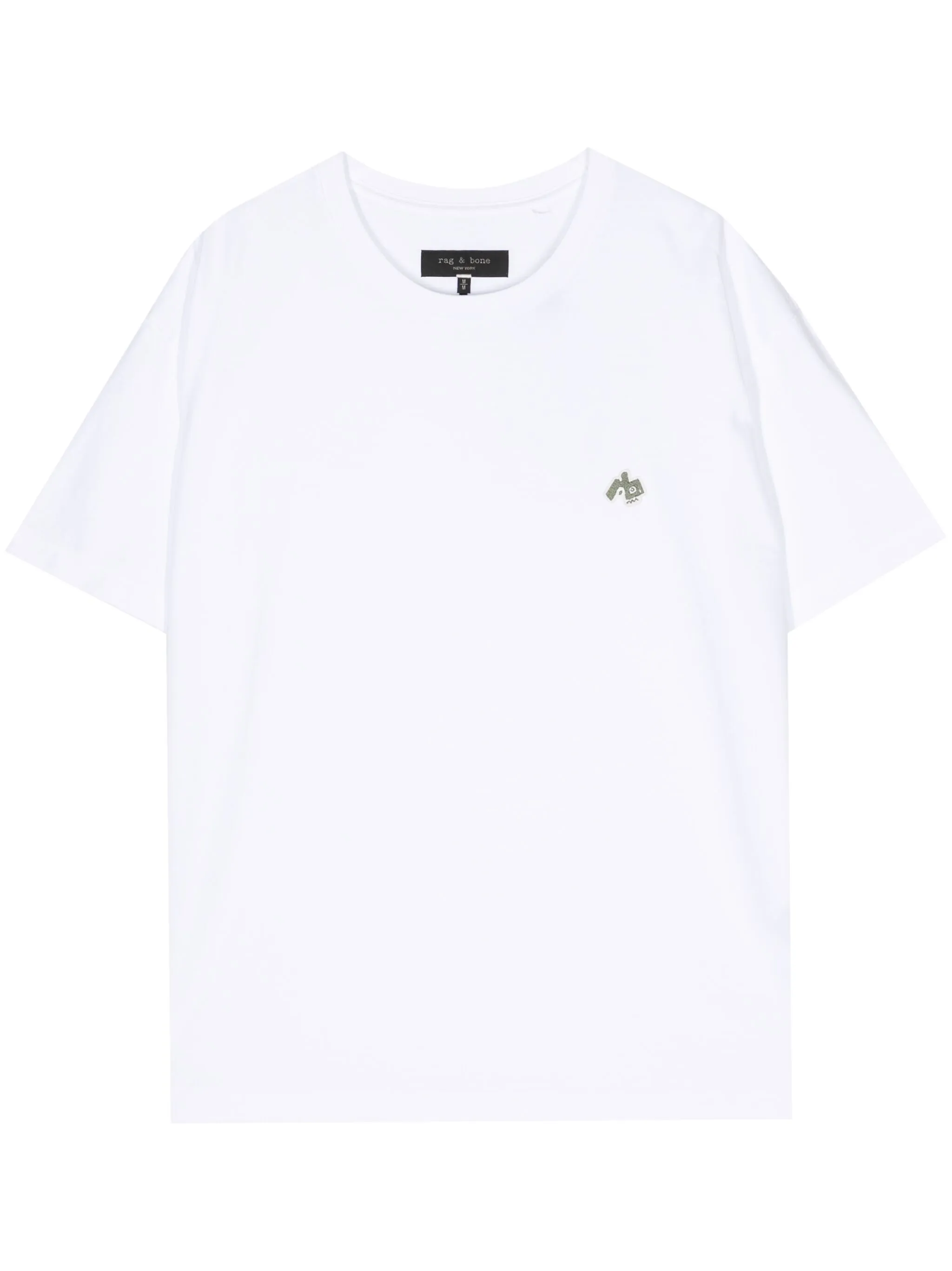 

Футболка с аппликацией Rag & Bone, белый