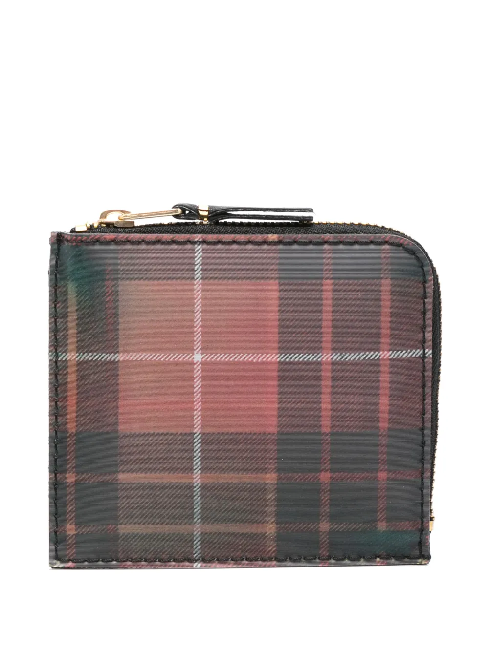 

Кошелек в клетку тартан Comme Des Garçons Wallet, красный