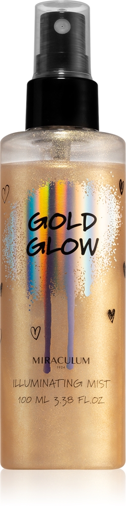 

Осветляющий спрей для лица и тела из коллекции Girls Collection Gold Glow Miraculum, su blizgučiais 100 мл