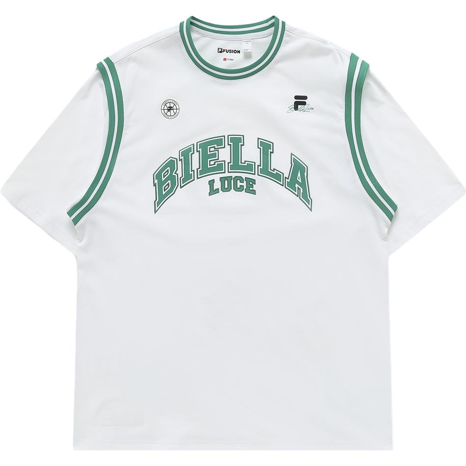 

Футболка унисекс белая BASEBALL Series FILA FUSION