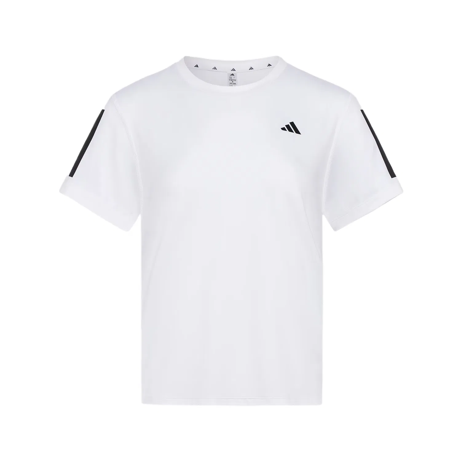 Футболка женская White/Black с круглым вырезом Adidas