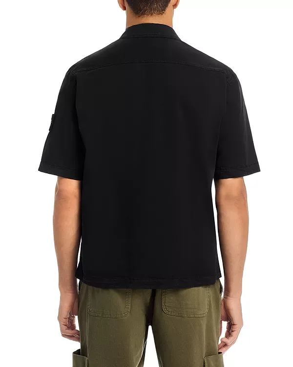 Рубашка Camicia corta Stone Island, Black — фото 3