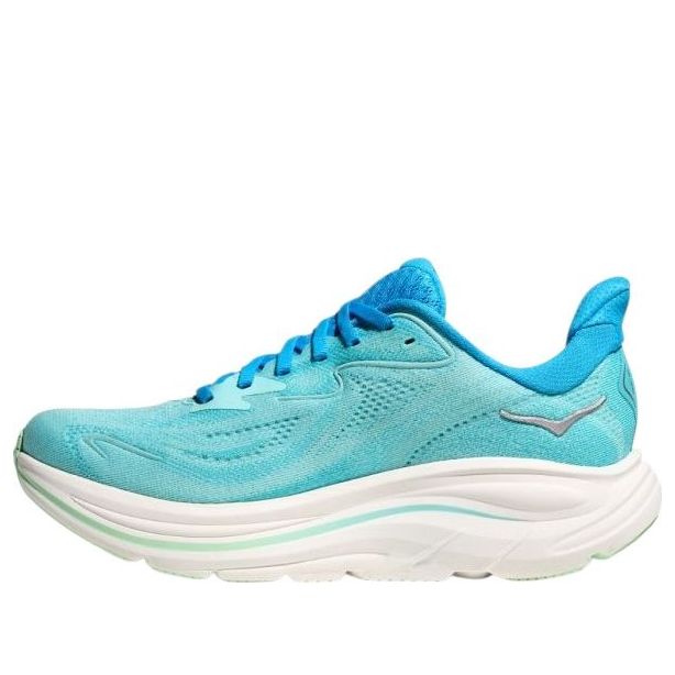 Кроссовки (WMNS) HOKA ONE ONE Clifton 10 'Skyward Blue Cielo Blue', зеленый — фото 2