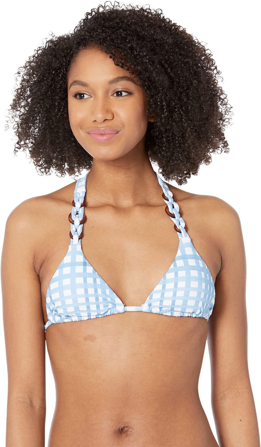 

Купальник Seafolly Amalfi Check Slide Tri, цвет Amalfi Blue