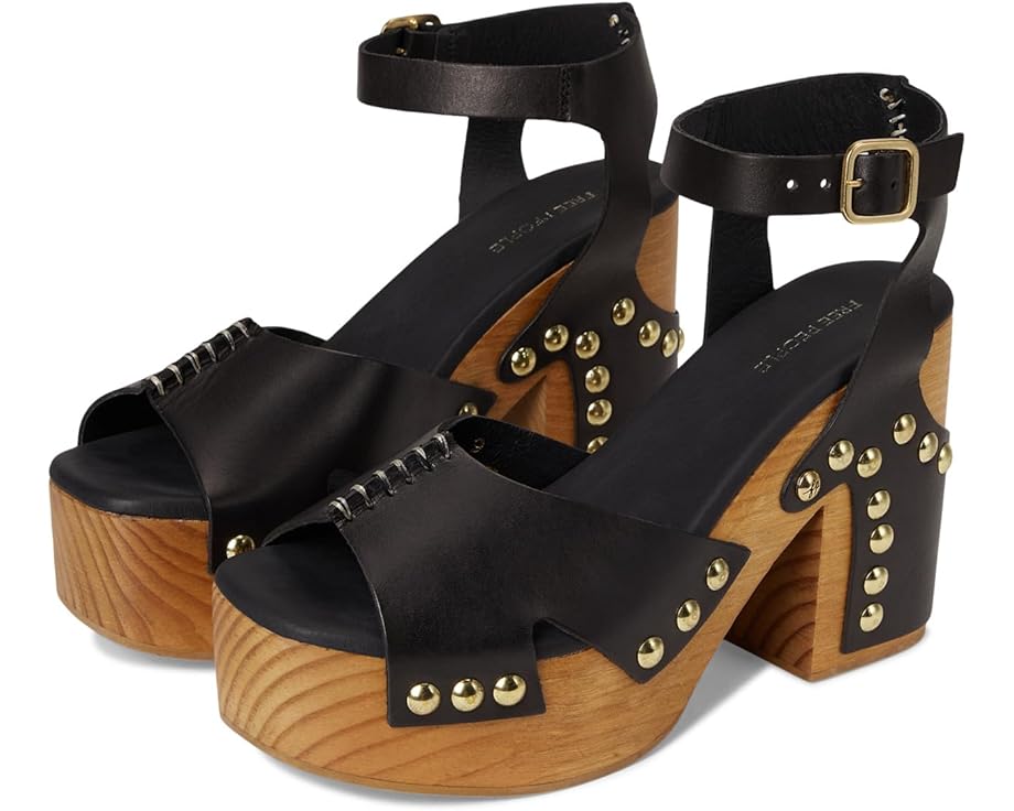 Туфли Free People Cecily Clog, черный