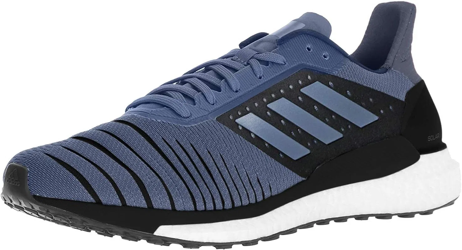 Мужские кроссовки для трейлраннинга Adidas Solar Glide, сине-белые, размер 8 (UK)