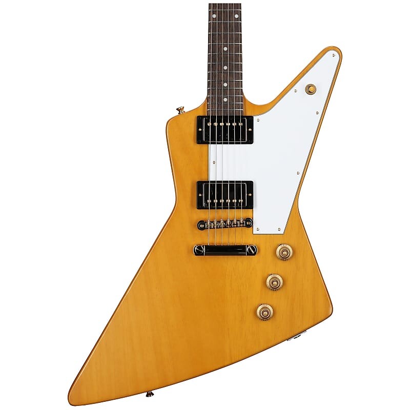 

Электрогитара Epiphone 1958 Explorer Korina Electric Guitar, Aged Natural