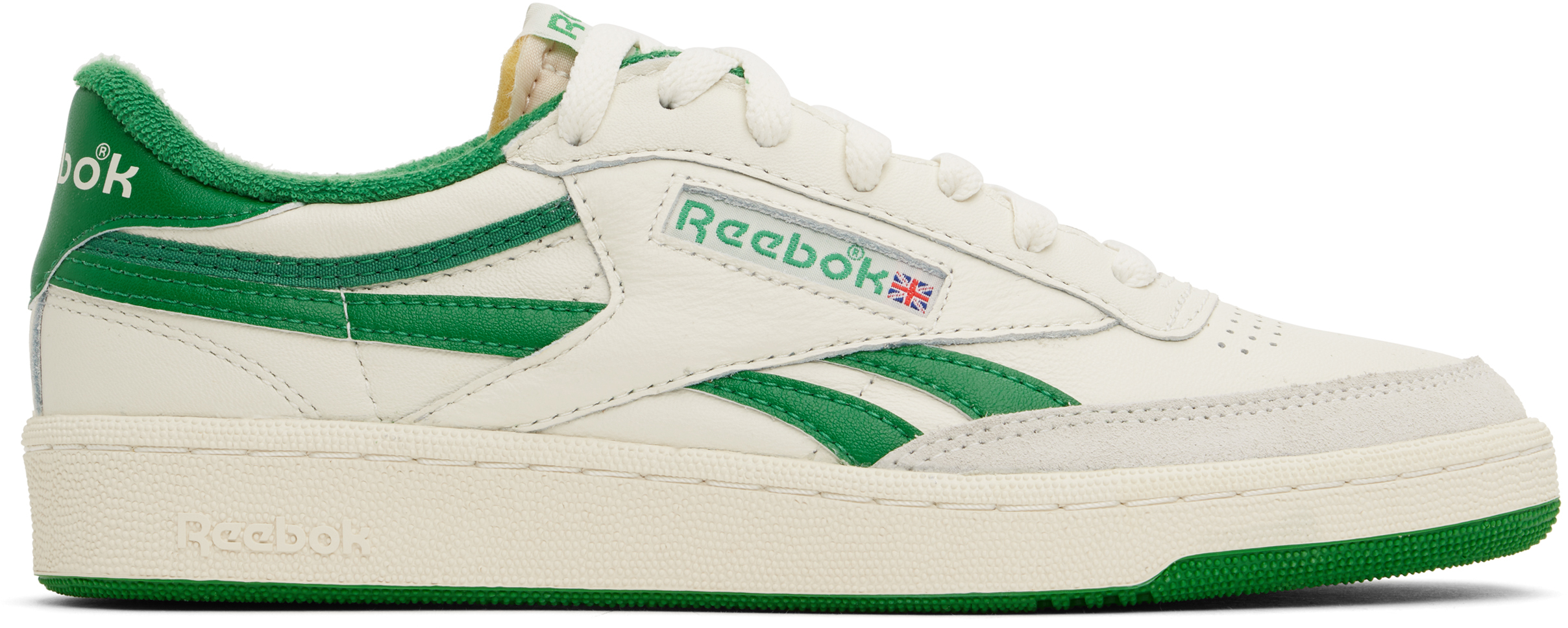 

Кроссовки Off-White & Green Club C Revenge Vintage Reebok Classics, Chalk/Papwht/Glegrn, Белый, Кроссовки Off-White & Green Club C Revenge Vintage Reebok Classics, Chalk/Papwht/Glegrn