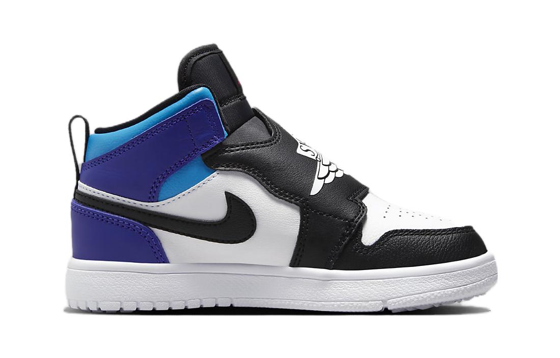 Air 1 Kids' Skateboarding Shoes Pre school Jordan, черный белый — фото 4