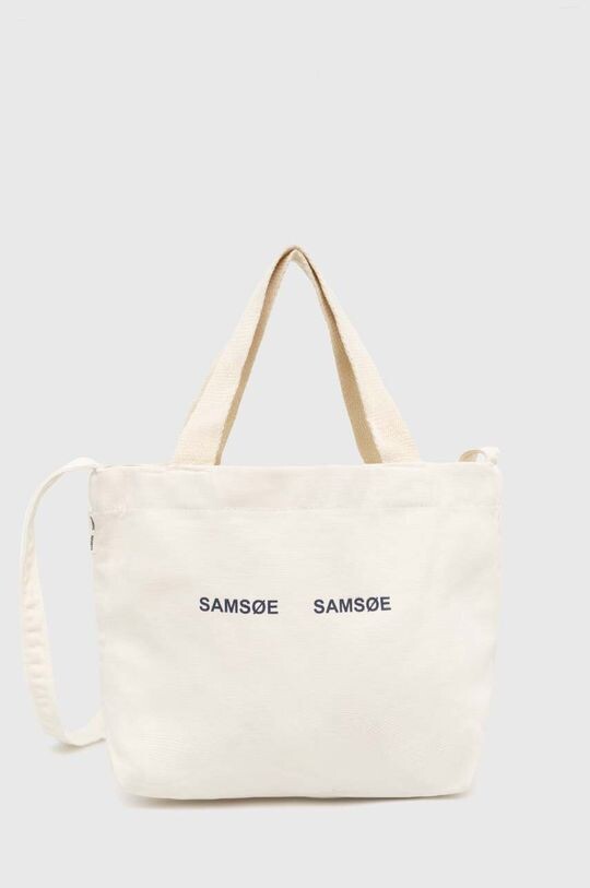 

Хлопковая сумочка Samsoe Samsoe, бежевый