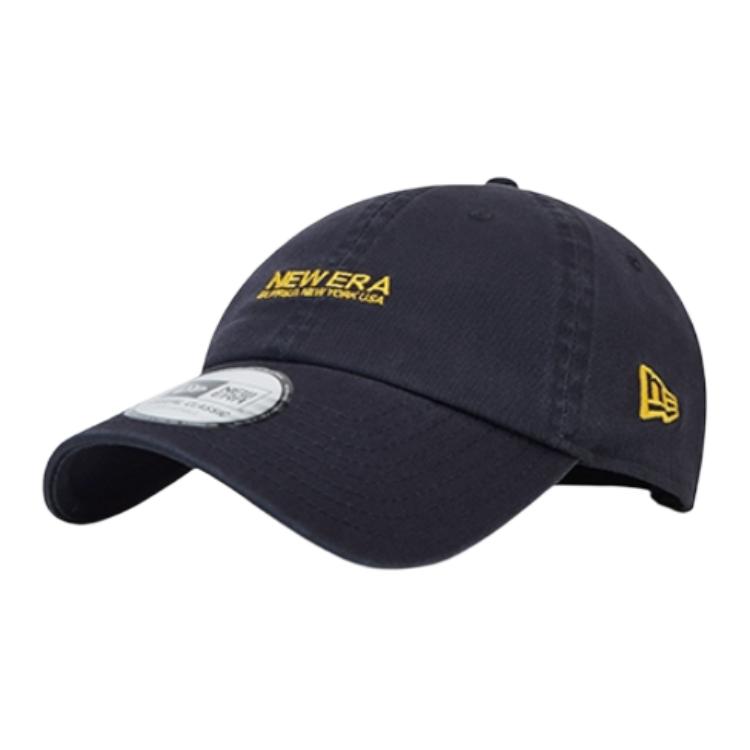 

New Era Хлопковая бейсболка унисекс темно-синяя, Navy Blue