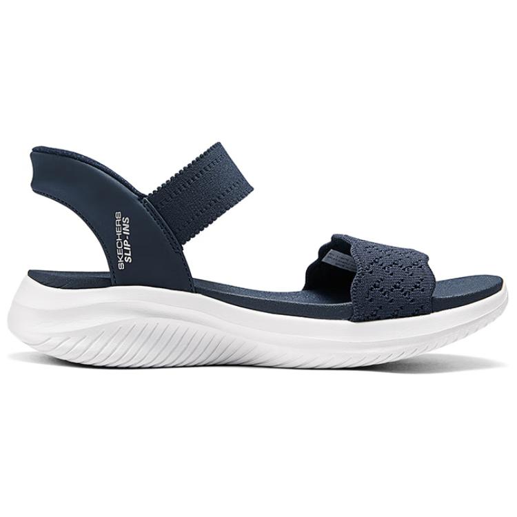 Сандалии на ремешках Женские Navy Skechers, Marine Blue — фото 2