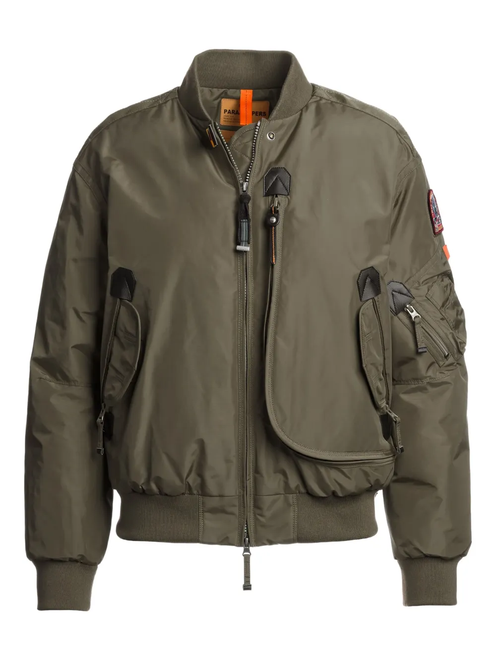 

Бомбер с карманами Parajumpers, зеленый
