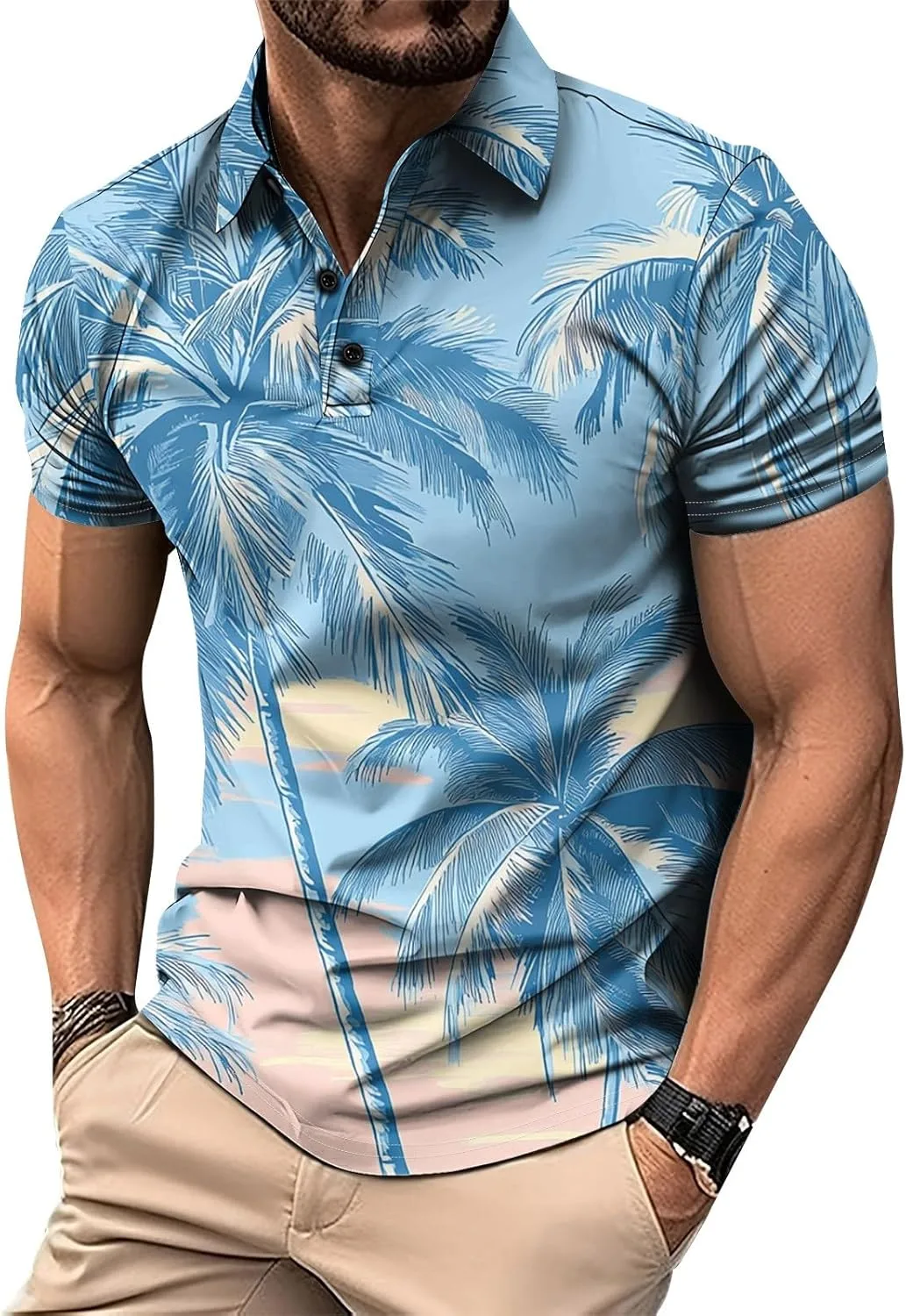 

Мужская поло с коротким рукавом, Casual