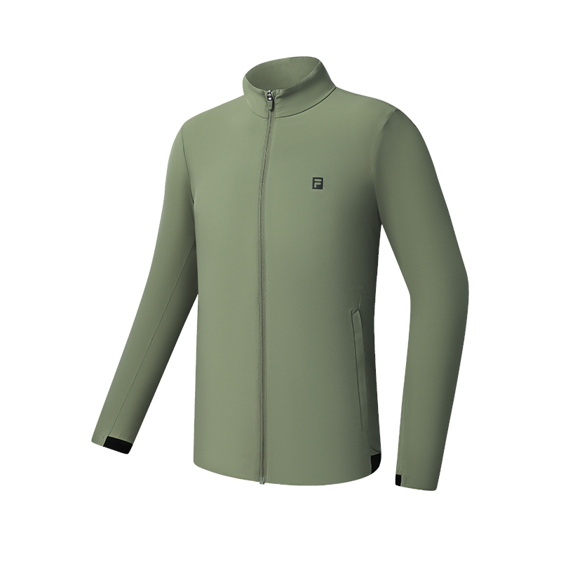 

FILA Куртка мужская серии гольф из бамбука и сосны зеленого цвета, Bamboo and Pine Green
