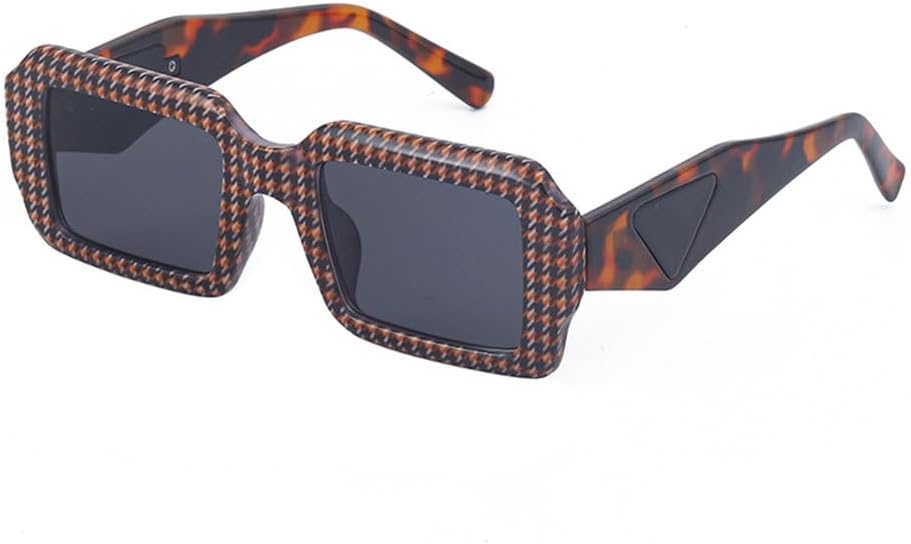 

Модные солнцезащитные очки для женщин, винтажные, для путешествий, панк, популярные солнцезащитные очки для мужчин и женщин, очки с защитой от УФ-излучения UV400 TYUVIVO, 4