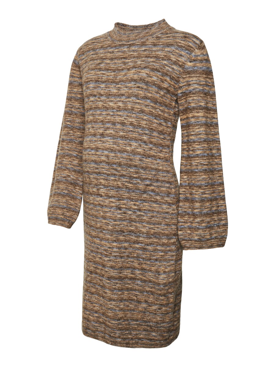 

Вязаное платье MAMALICIOUS Knitted dress MLSKY, цвет brown/dark brown