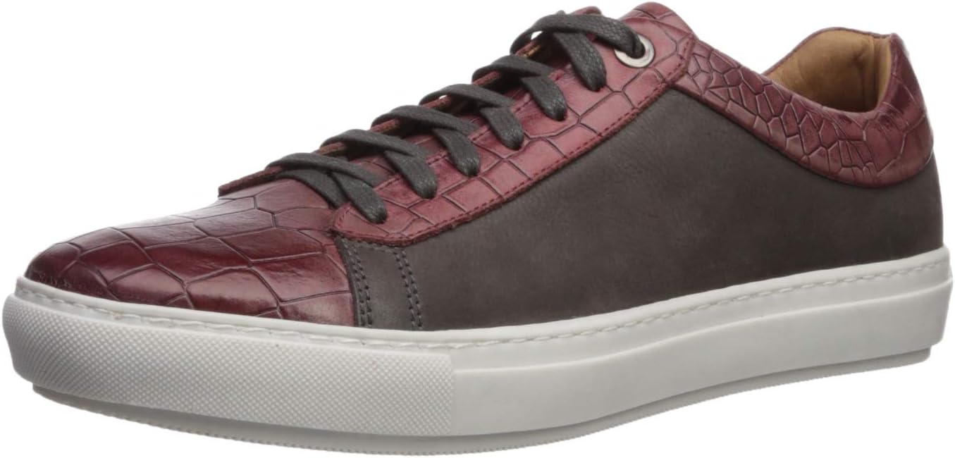 

Мужские кожаные роскошные и утонченные кроссовки на шнуровке Brothers United, серый