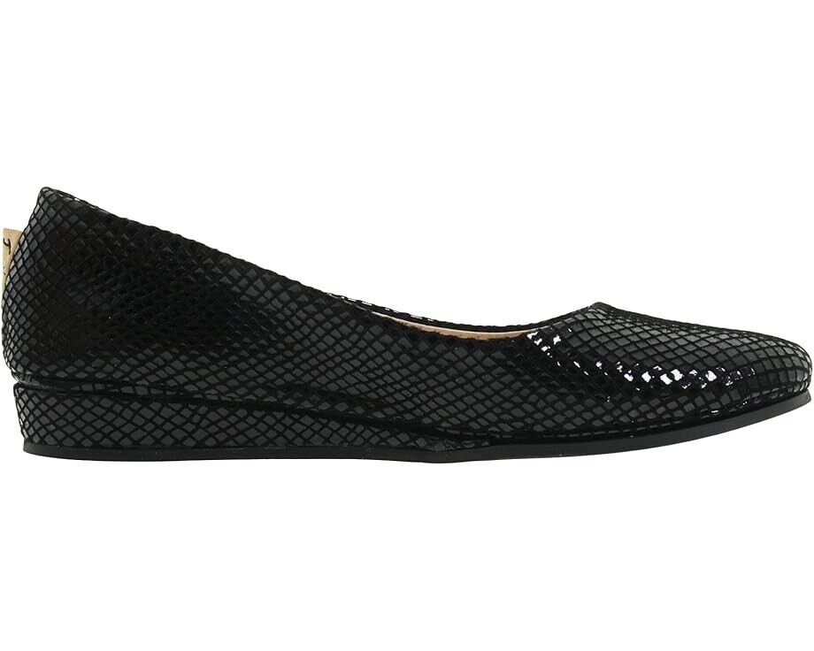 Балетки French Sole Zeppa Flats Женские US 6.5 Черные с принтом змеи — фото 2