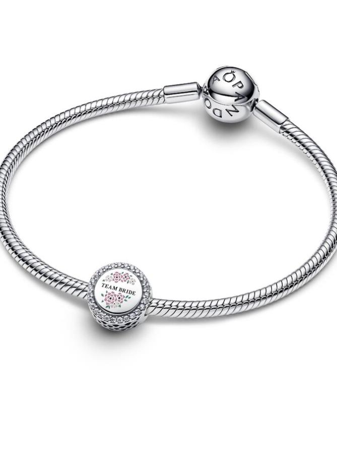 

Шарм Pandora Engravable Team Bride Charm, стерлинговое серебро
