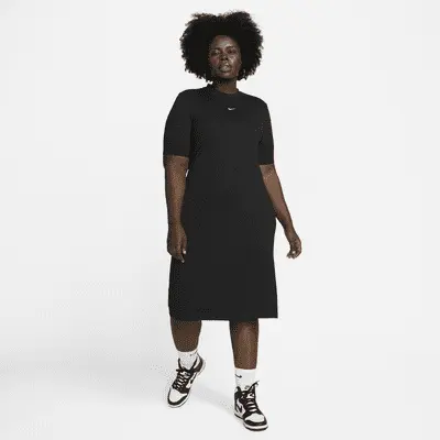 

Платье Nike Sportswear Essential, черный/белый