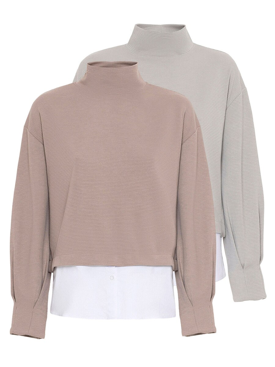 

Блузка Anou Anou, цвет Brown/Light grey