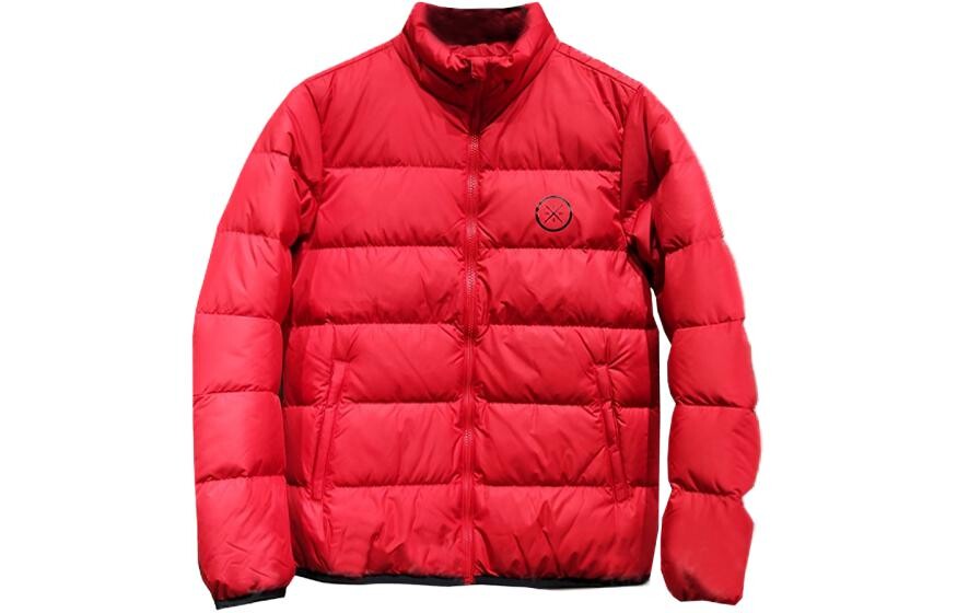 

Wade Collection Пуховик мужской Bull Red Lining, красный