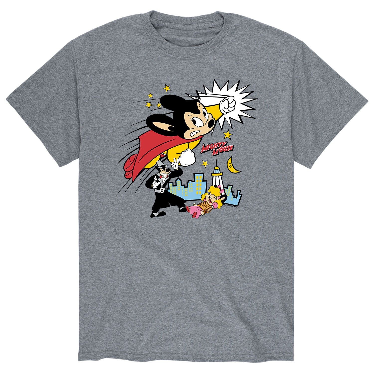 

Мужская футболка Mighty Mouse Fight 2 Licensed Character