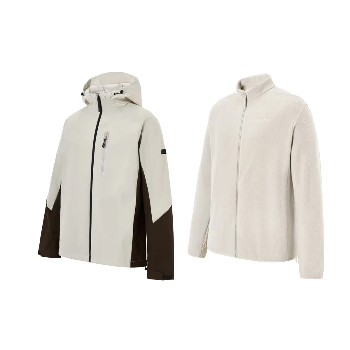 Куртка мужская White с капюшоном Adidas