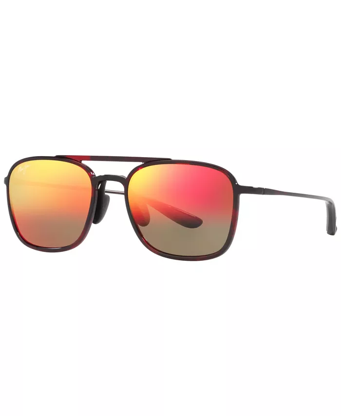

Унисекс солнцезащитные очки KEOKEA 55, MJ00068355-Z Maui Jim, красный