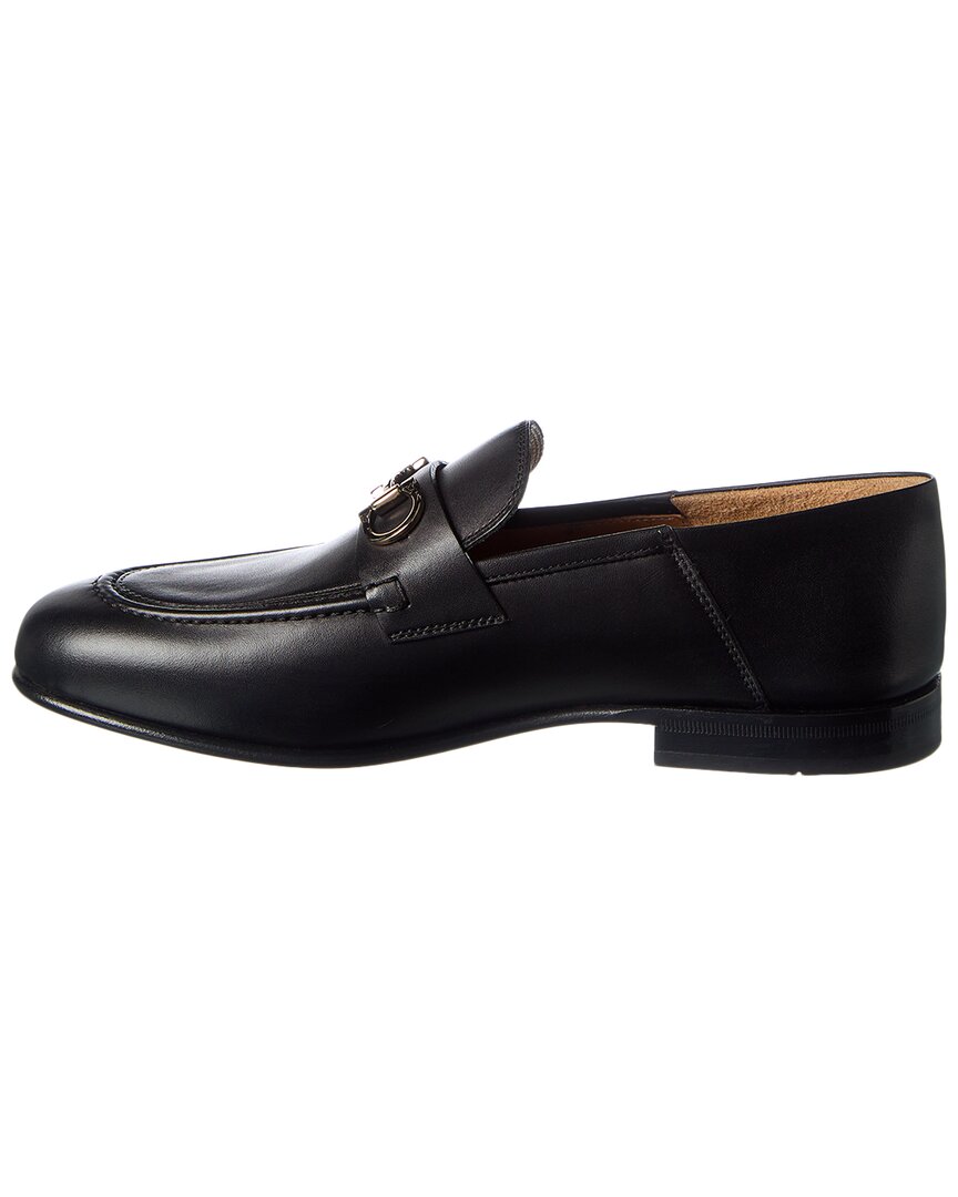 Феррагамо Оттоне кожаные лоферы Salvatore Ferragamo, черный — фото 2