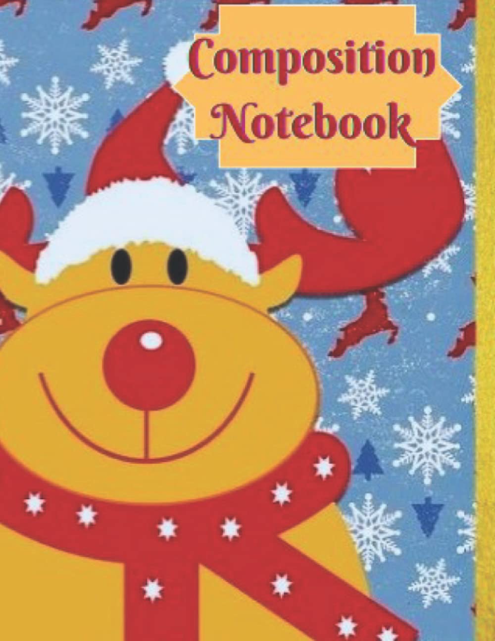 

Composition notebook red, primary lined composition notebook size -21.59 cm x27.94 cm ruled pages, for kids, students and teachers (Independently published)