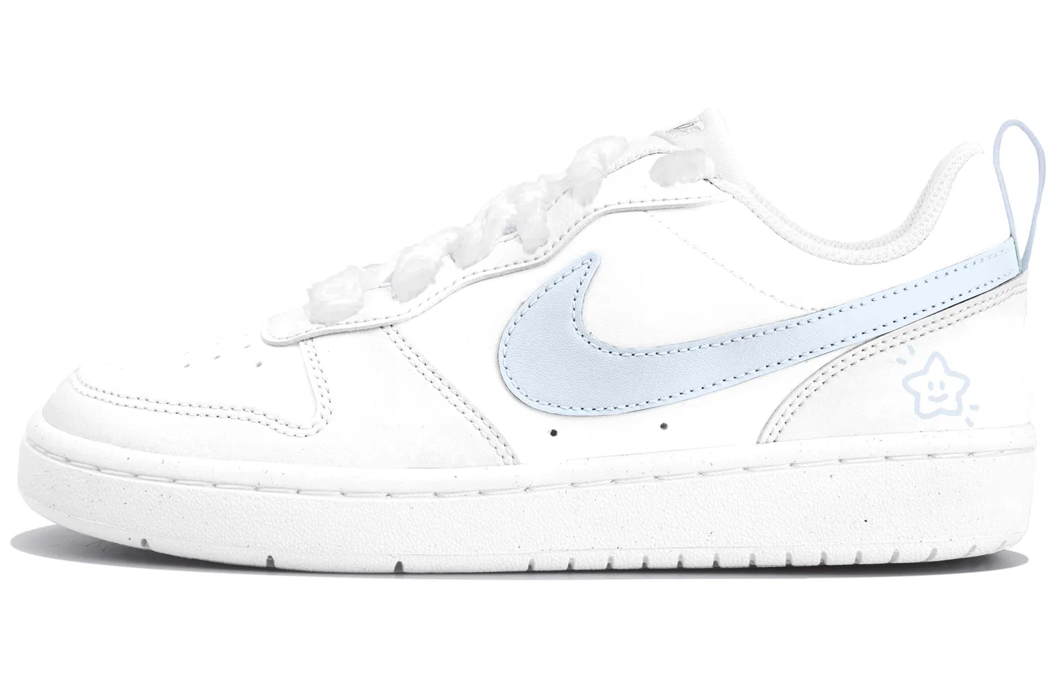 Кроссовки для скейтбординга Nike Court Borough Leather Low Top белые