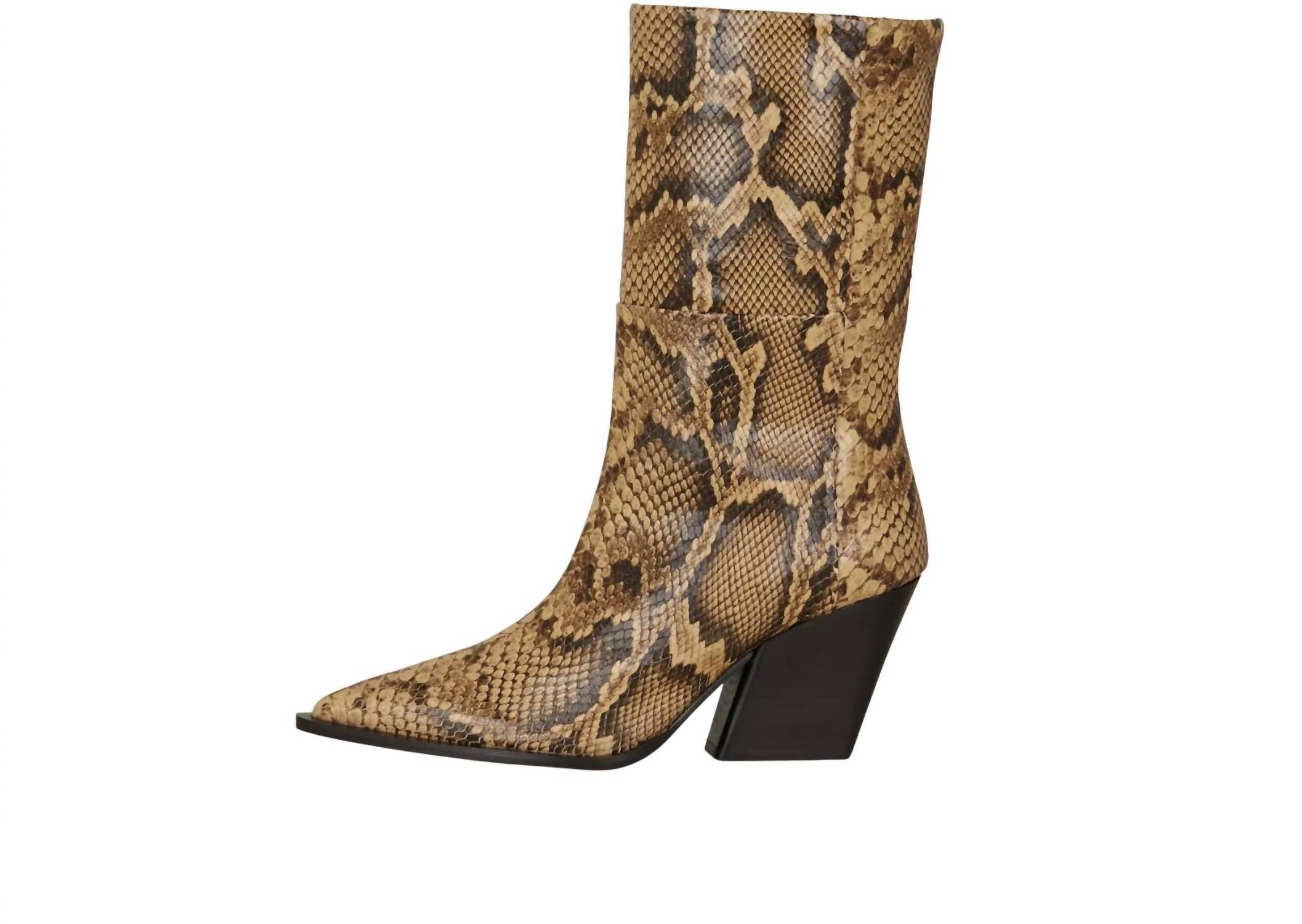 Женские сапоги Gavello из змеиной кожи Nocciola ATP, цвет snake nocciola