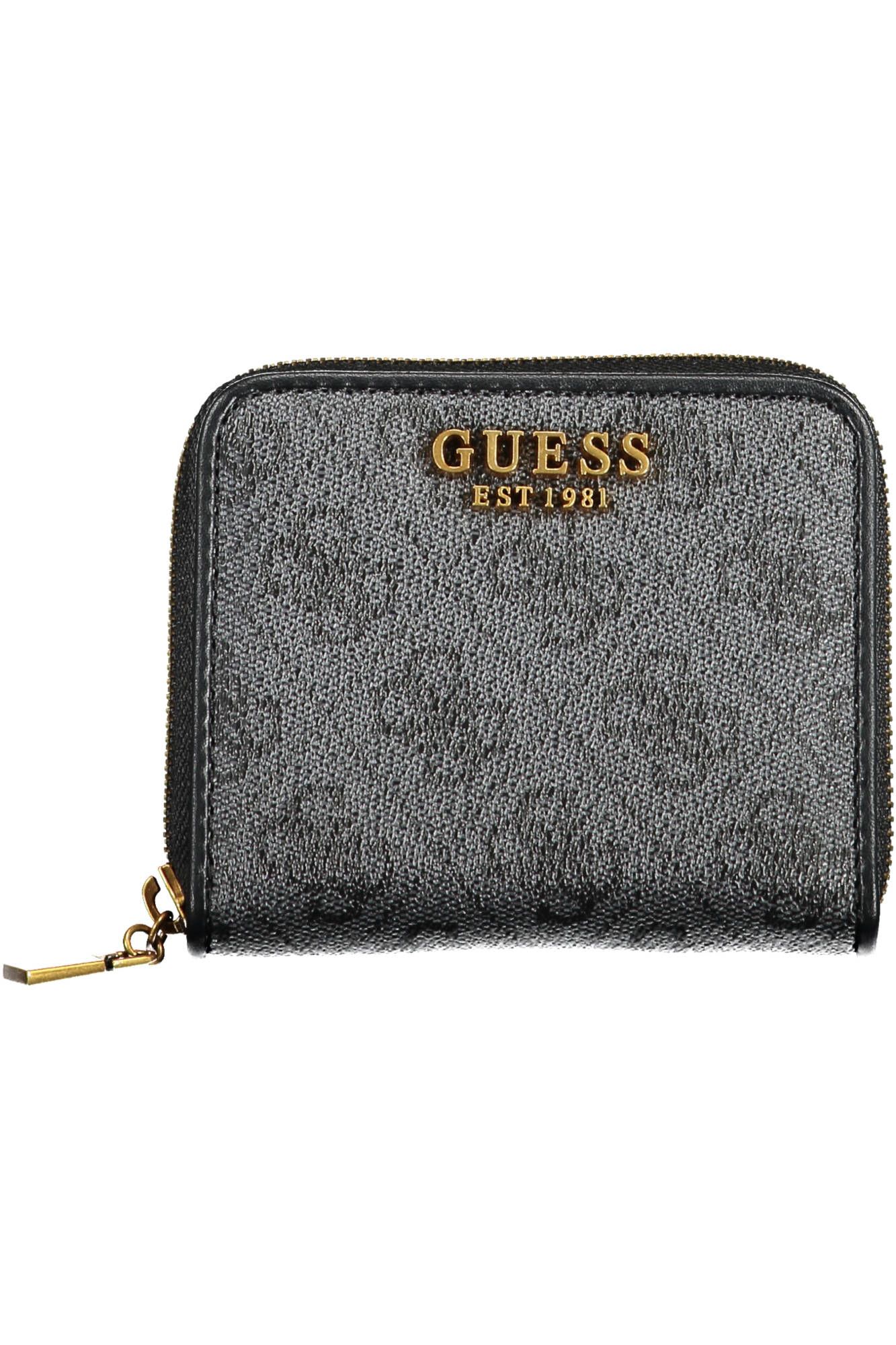 

Черный женский кошелек из полиуретана Guess Shoes