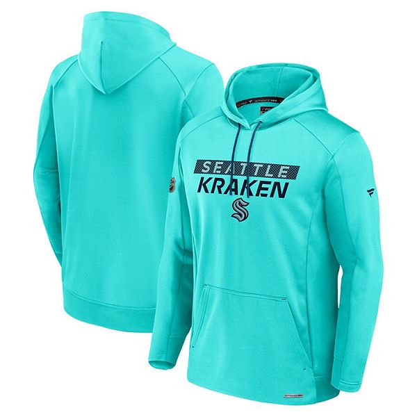 

Мужской синий флисовый худи Seattle Kraken Authentic Pro Rink Fanatics