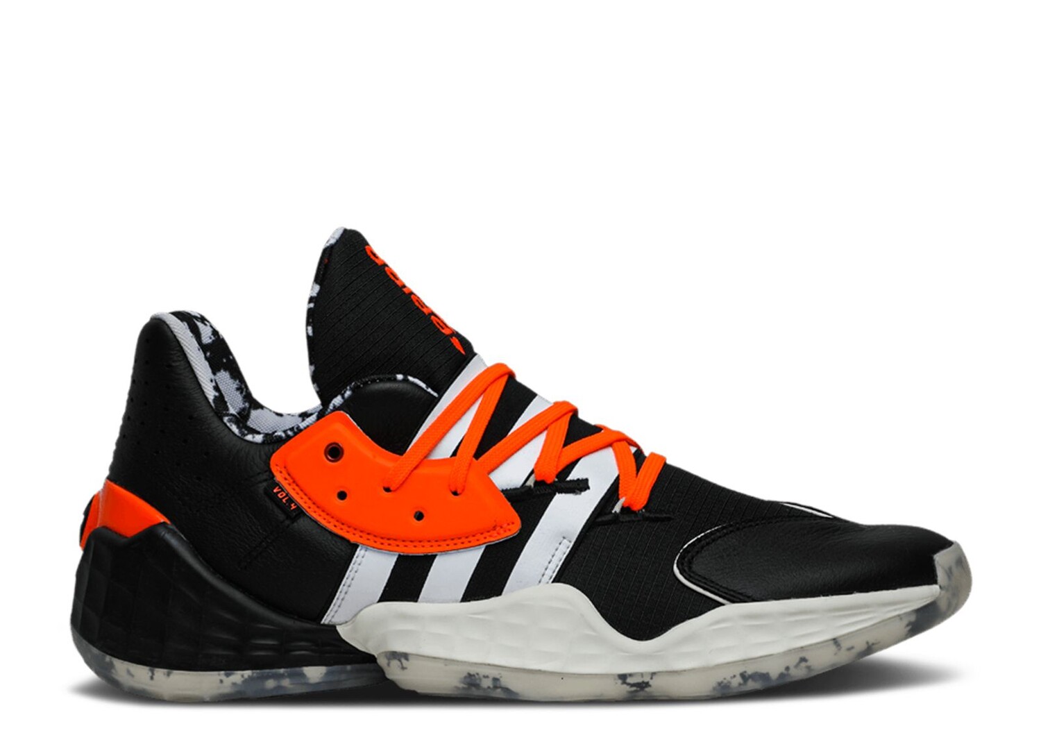 

Кроссовки Adidas Daniel Patrick х Harden Vol. 4, черный/оранжевый