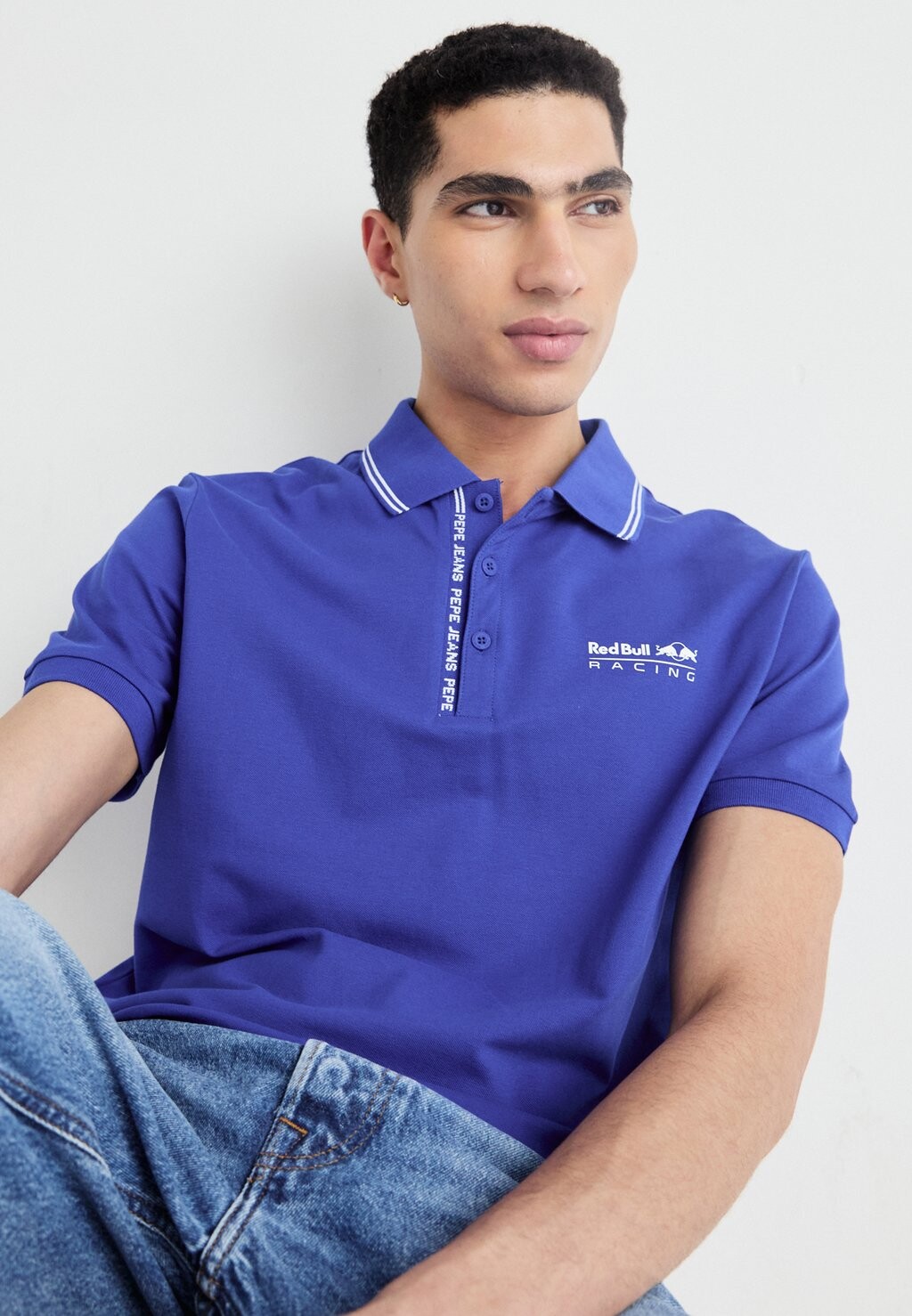 

Рубашка поло RED BULL RACING TIPPED LOGO POLO Pepe Jeans, синий