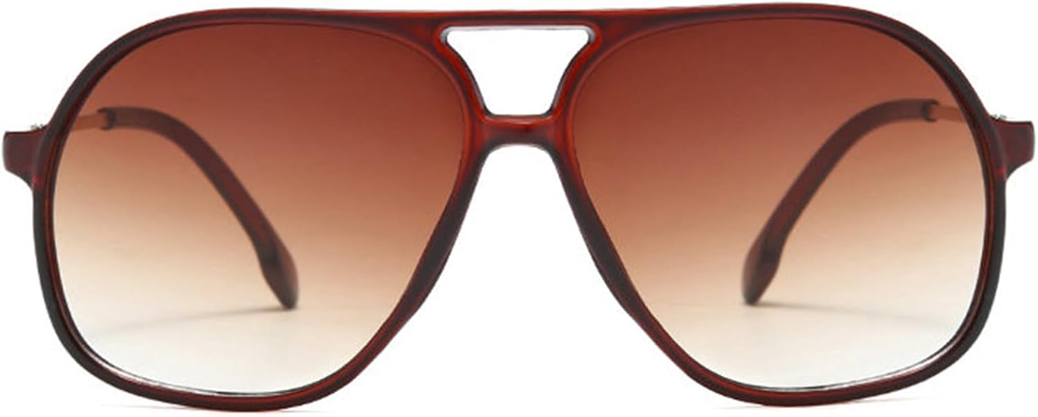 

Willochra — большие женские солнцезащитные очки-пилот с двойной перемычкой, модные градиентные очки с защитой от УФ-излучения UV400, мужские трендовые черные и синие солнцезащитные очки, C3