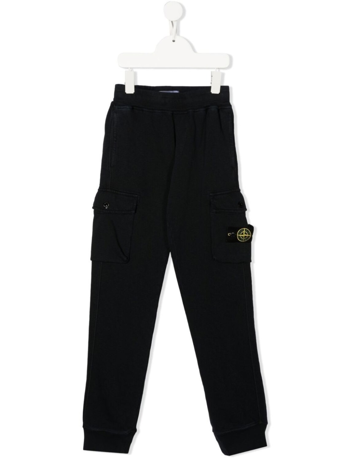 

Stone Island Junior брюки с нашивкой-логотипом, синий
