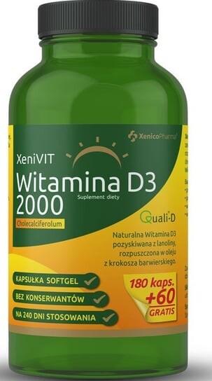 

Xenico Pharma, Ксенивит Витамин Д 2000 240 капс.